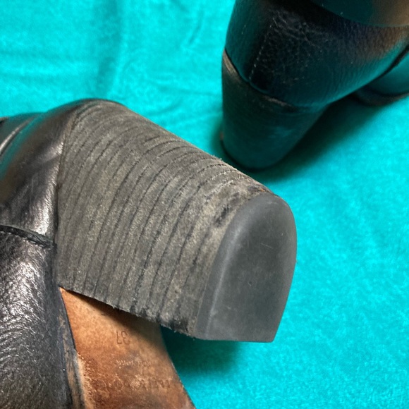 Rag & Bone “Harrow” Cowhide Leather Heeled Ankle Boots - Picture 11 of 15